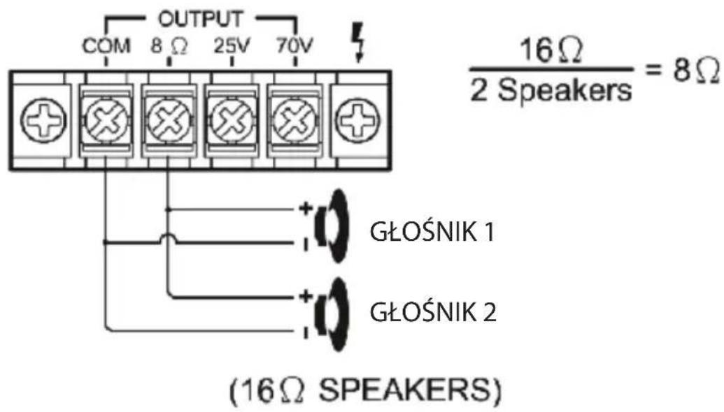 Pyle PCM20A - SYSTEM 3: Dwa (lub wiecej) gólsniki połaczone równolegle - 1