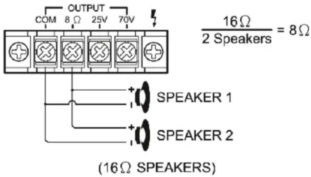 Pyle PCM20A - SYSTEM 3 : Two (or more) Speakers in Parallel - 1