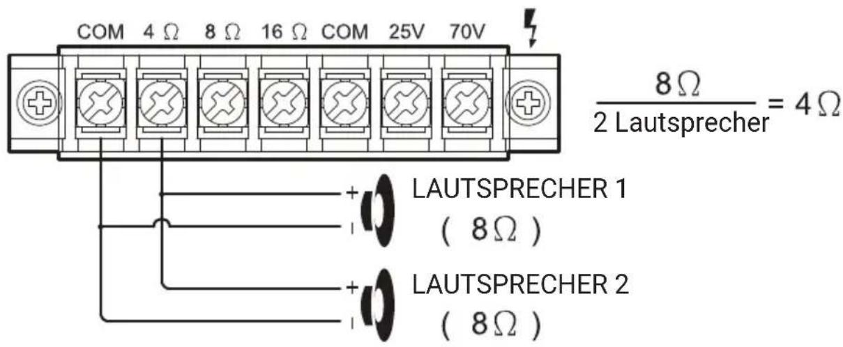 Pyle PCM30A - SYSTEM 3: Zwei (oder mehr) Lautsprecher parallel - 1