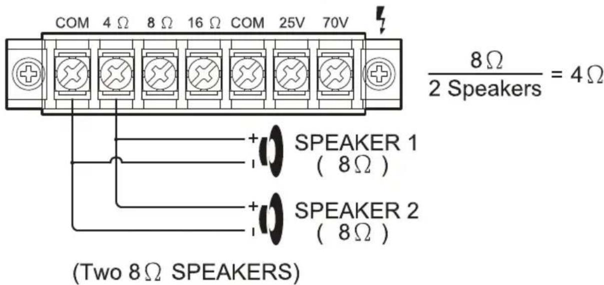 Pyle PCM30A - SYSTEM 3 : Two (or more) Speakers in Parallel - 1