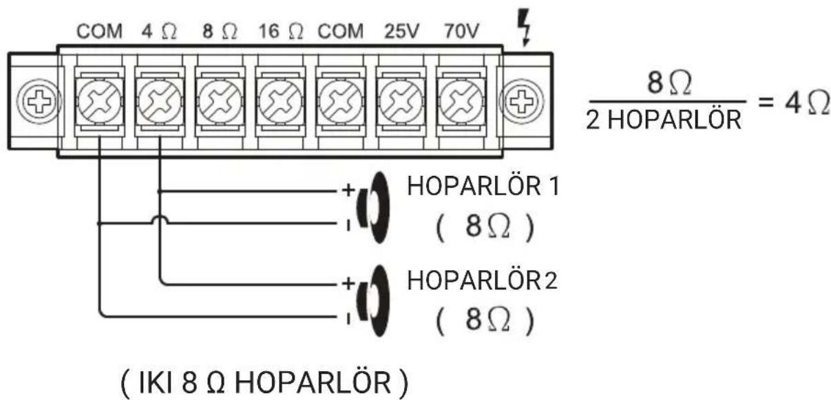 Pyle PCM30A - SİSTEM 3 : Paralel İki (veya daha fazla) Hoparlör - 1