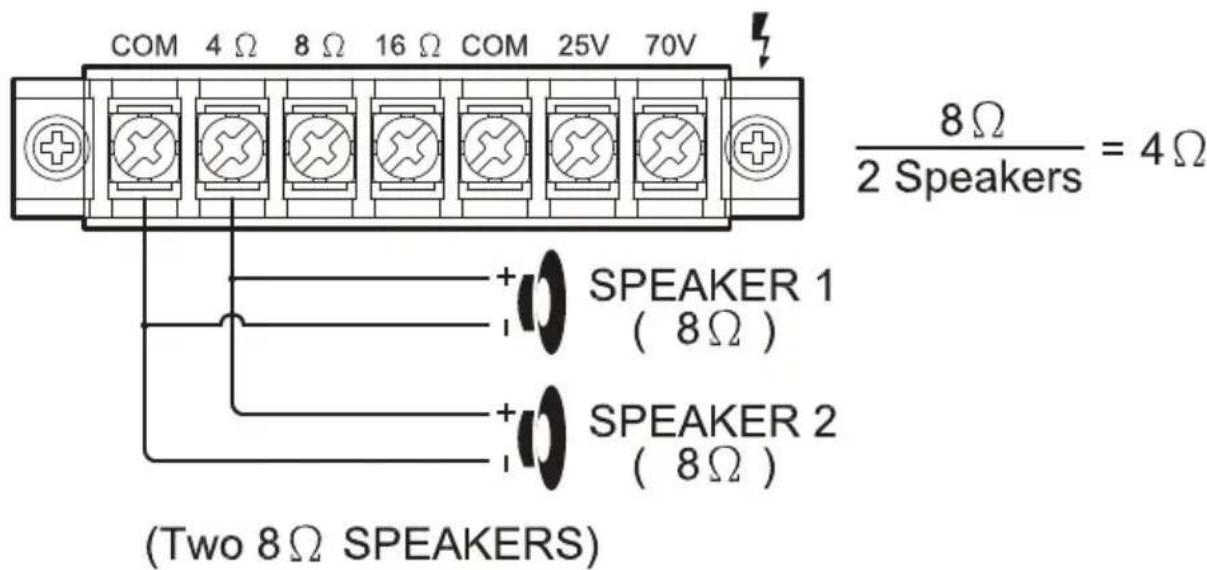 Pyle PCM30A - SISTEMA 3 : Dos (o más) altavoces en paralelo - 1