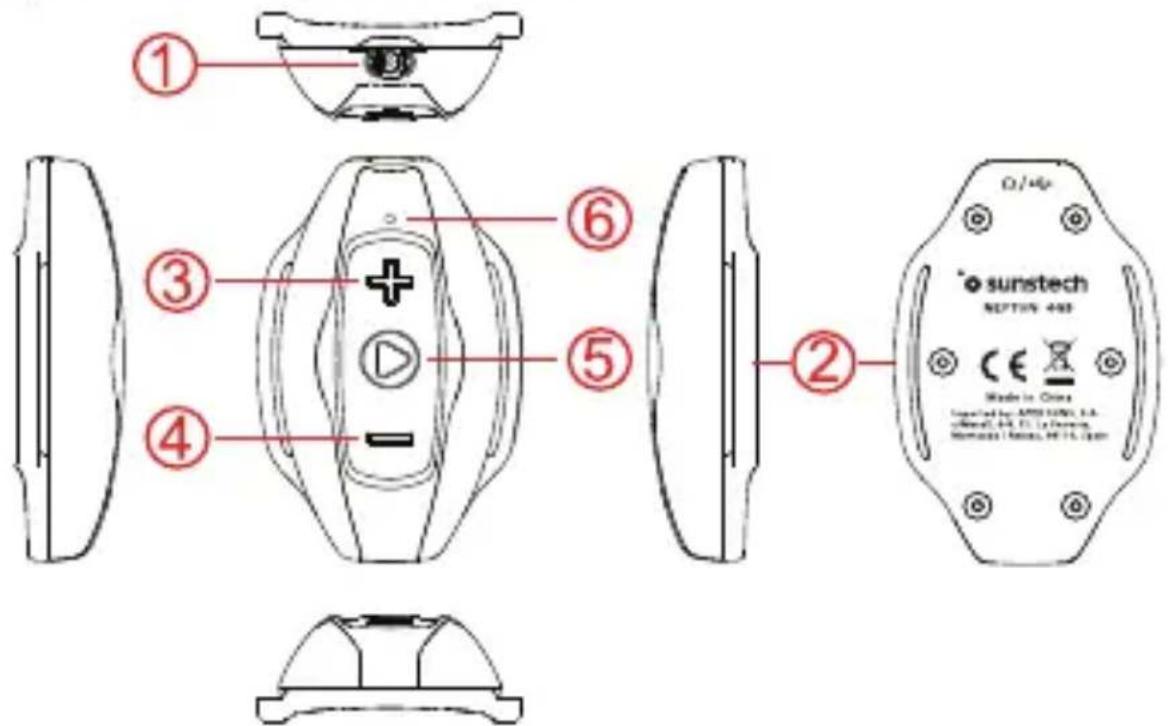 Sunstech Neptun - Aparencia y controls - 1