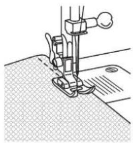 ALFA STYLE 30 - Werking van de keuzeknop voor de steeklengte bijrecht stikken - 3