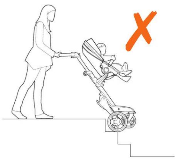 STOKKE Xplory New - WARNING! Proper use on stairs - 2