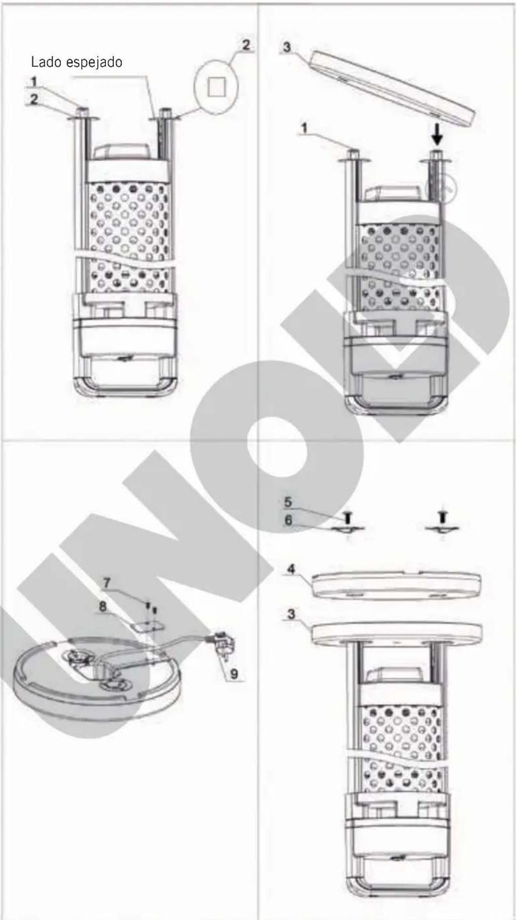 UNOLD Bistro 86755 - Indicaciones de seguridad para la colocación y el uso del aparato - 4