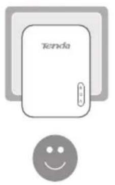 Tenda PH3 - Kysymys 3: Sovitin ei saanut yhteyttä sähköverkkoon, kun siirsin sen uuteen paikkaan. Mitä minun pitäisi tehdä? - 1