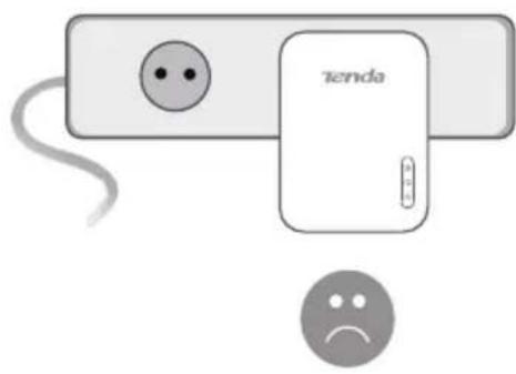 Tenda PH3 - Q3: An adapter failed to connect to the powerline network after I moved it to a new location. What should I do? - 105