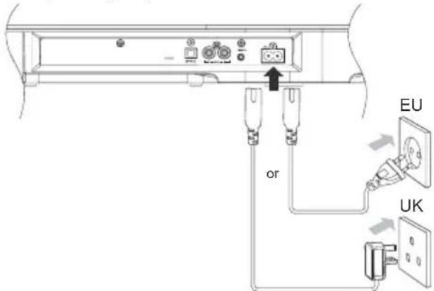 MAXELL MXSB252BT - Aansluiting op de voeding - 1