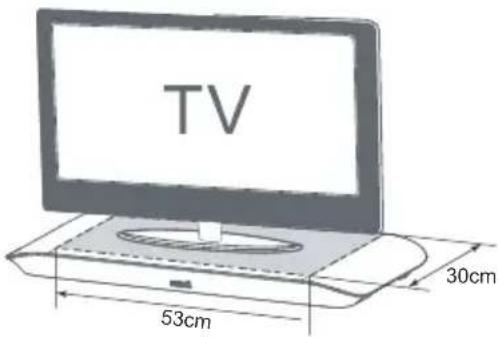 MAXELL MXSB252BT - Television asentaminen laitteeseen - 1
