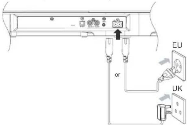 MAXELL MXSB252BT - Connessione all'alimentazione - 1