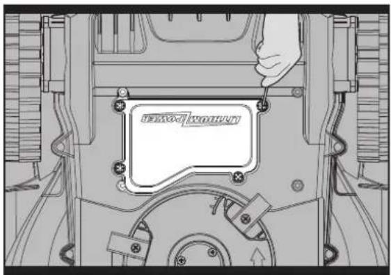 WORX Landlord M1200 i - WARNING: Schalten Sie das Gerät unbedingt mit der Ein-/Austaste aus, bevor Sie sich Einstellungen, Austausch oder Reparatur zuwenden! - 1