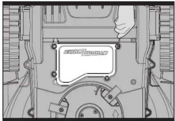 WORX Landlord M1200 i - Menjava akumulatorja - 2