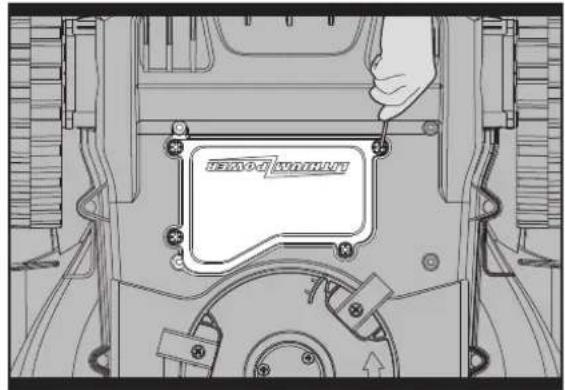 WORX Landlord M1200 i - Replacing the battery - 2