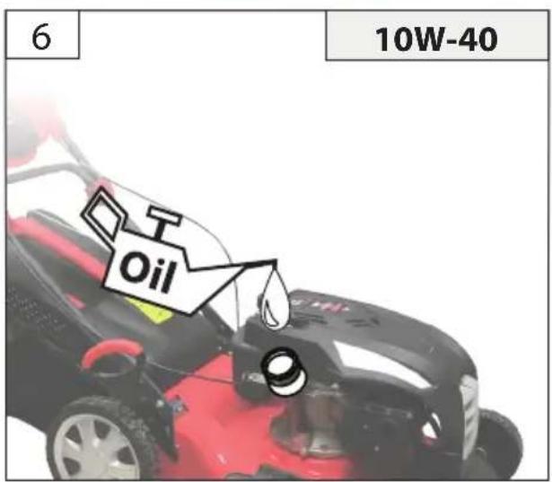 Güde Big Wheeler 5101 8in1 - DE Ölstand kontrollieren - 4