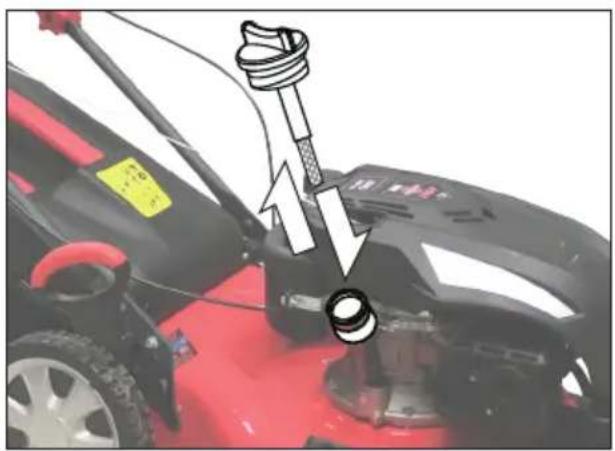 Güde Big Wheeler 5101 8in1 - DE Ölstand kontrollieren - 2