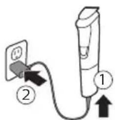 PHILIPS Multigroom MG5720 - Φόρτιση με το τροφοδοτικό - 1