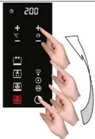 Fulgor Milano CO 9014 TC X - Programming the timer: delayed cooking - 2