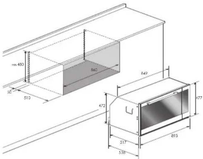 Fulgor Milano CO 9014 TC X - Desmontaje de la puerta del Horno - 3