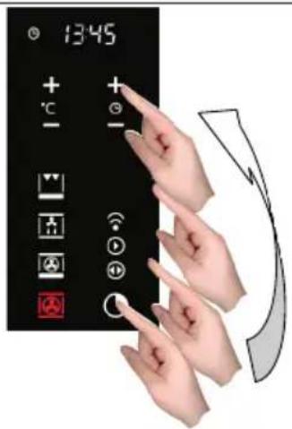 Fulgor Milano CO 9014 TC X - Programming the timer: cooking end time - 2