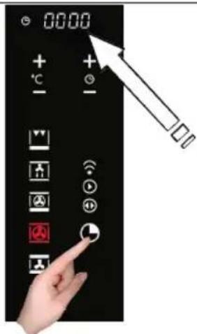 Fulgor Milano CO 9014 TC X - Programmazione del timer: contaminuti - 1