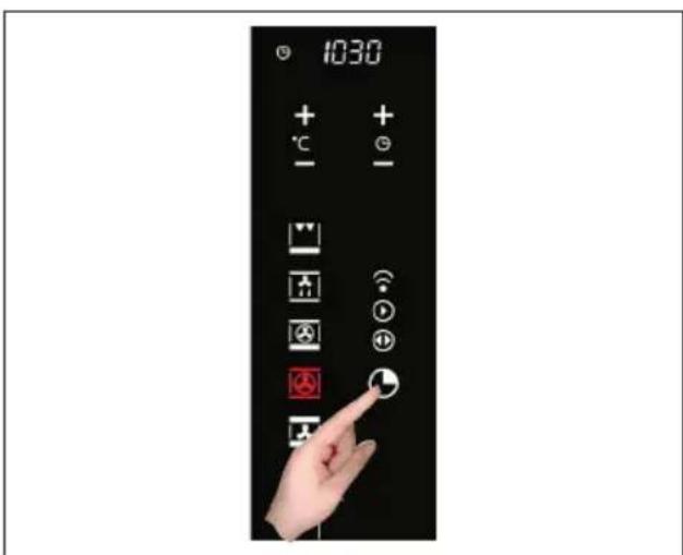 Fulgor Milano CO 9014 TC X - Programmazione timer: cottura posticipata - 3