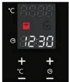 Fulgor Milano CO 9014 TC X - Safety: oven switch-on lock - 2