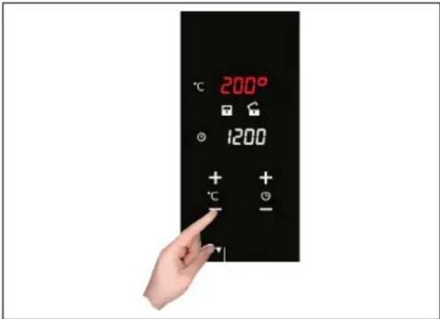 Fulgor Milano CO 9014 TC X - Temperatureinstellung - 1