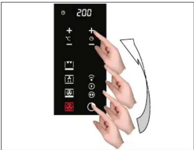 Fulgor Milano CO 9014 TC X - Timer-Programmierung: Späteres Garen - 2
