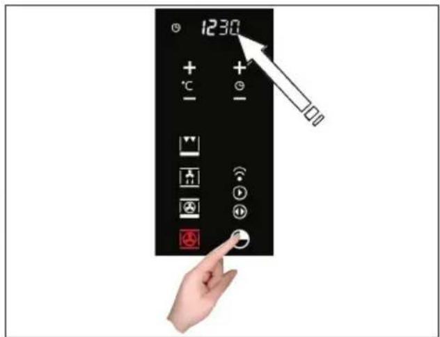 Fulgor Milano CO 9014 TC X - Timer-Programmierung: Garzeitende - 1