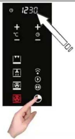 Fulgor Milano CO 9014 TC X - Programming the timer: cooking end time - 1