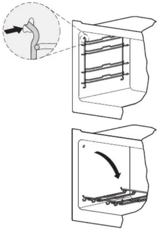 V-ZUG Combair - Retirer et replacer la grille de guidage - 1