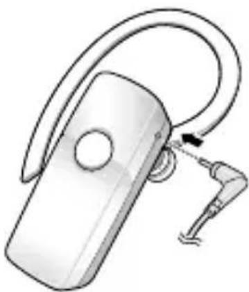 SAMSUNG WEP450 - Charging the headset - 1