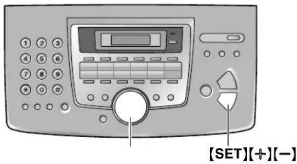 PANASONIC KXFL511BL - Réglage du volume - 1