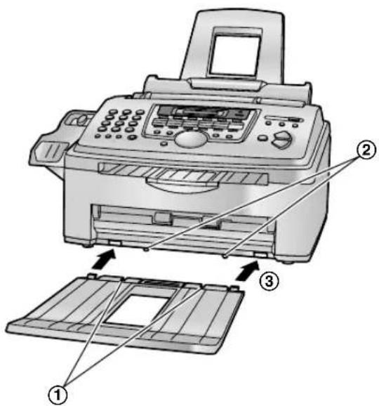 PANASONIC KXFL511BL - Réceptacle papier - 1