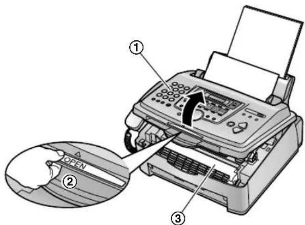 PANASONIC KXFL511BL - Bourrages de documents, envoi - 1