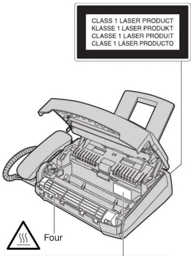 PANASONIC KXFL501BL - Rayonnement laser - 1