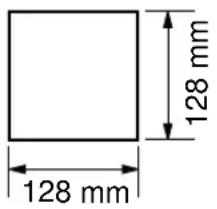 128 mm 128 mm