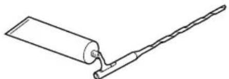 PANASONIC EY7880 - Påsætning eller aftagning af bor Borepatron - 1