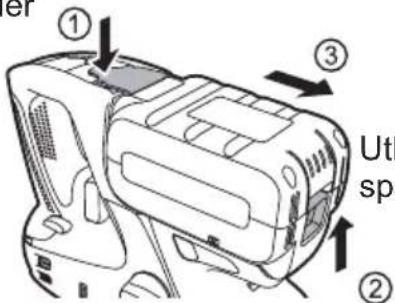 PANASONIC EY7880 - Feste eller fjerne batteripakke Batteriholder - 1