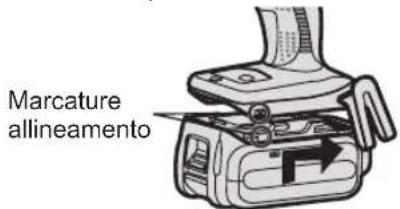 PANASONIC EY75A2 - Applicazione o rimozione del pacco batteria - 1