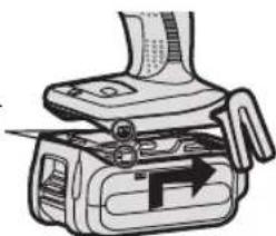 PANASONIC EY75A2 - För att sätta fast batteriet: - 1