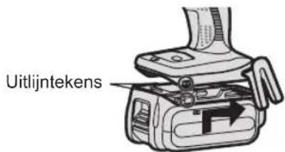 PANASONIC EY75A2 - Bevestigen en verwijderen van de accu - 1