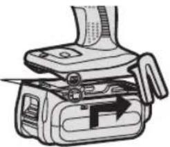 PANASONIC EY75A2 - Colocación y extracción de la batería - 1