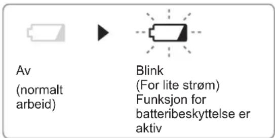 PANASONIC EY78A1 - Varsellampe for at batteriet er for lavt - 1