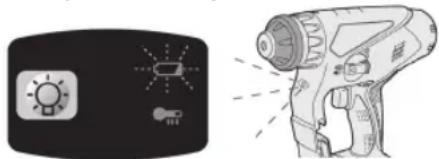 PANASONIC EY78A1 - Varsellampe for at batteriet er for lavt - 2