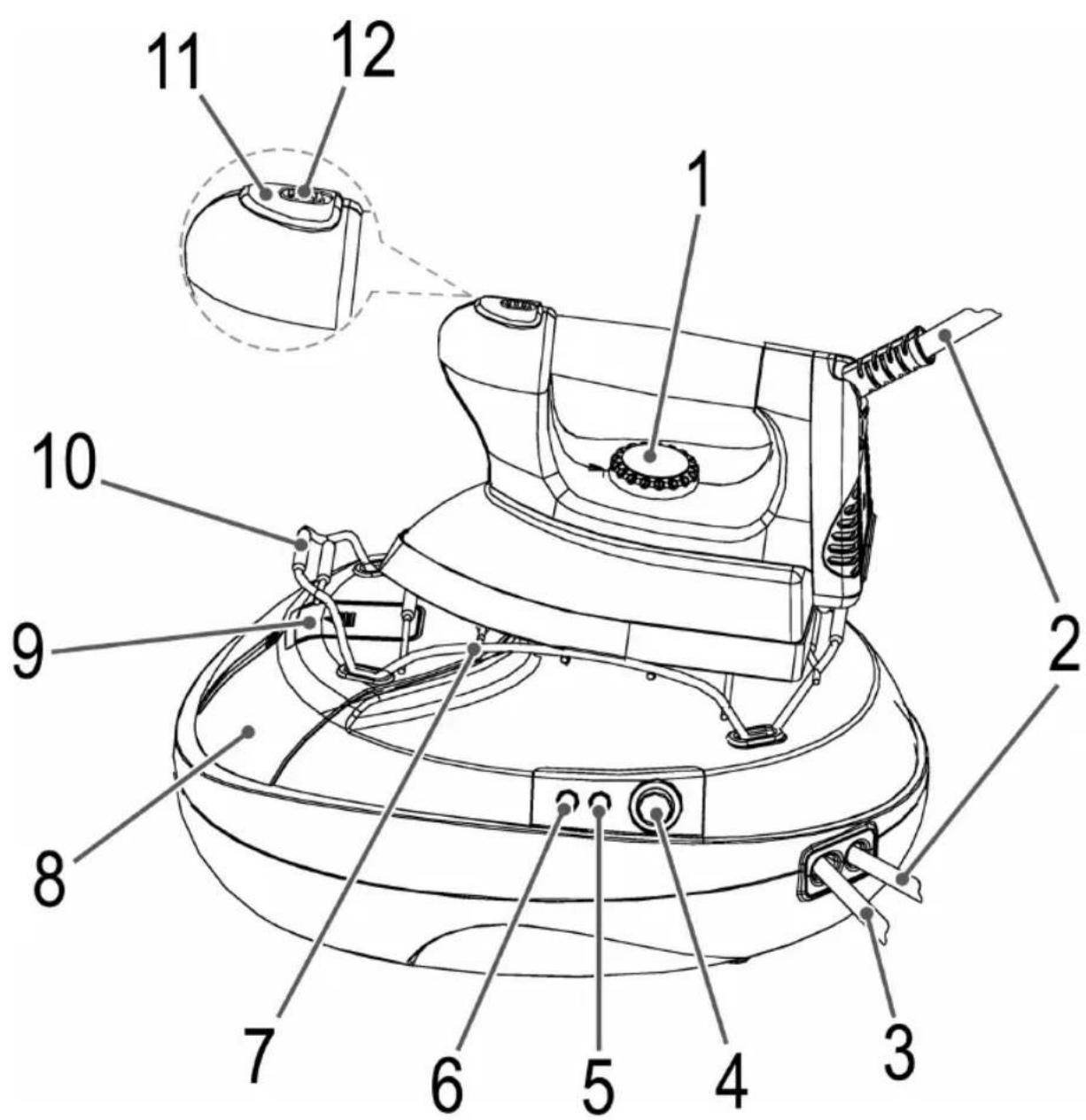 AEG DBS 5533 - Übersicht der Bedienelemente - 1