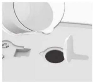 AEG CompactPower DBS7135 - Position the appliance so that the boiler safety cap is uppermost. - 1