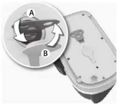 AEG CompactPower DBS7135 - Position the appliance so that the boiler safety cap is uppermost. - 2