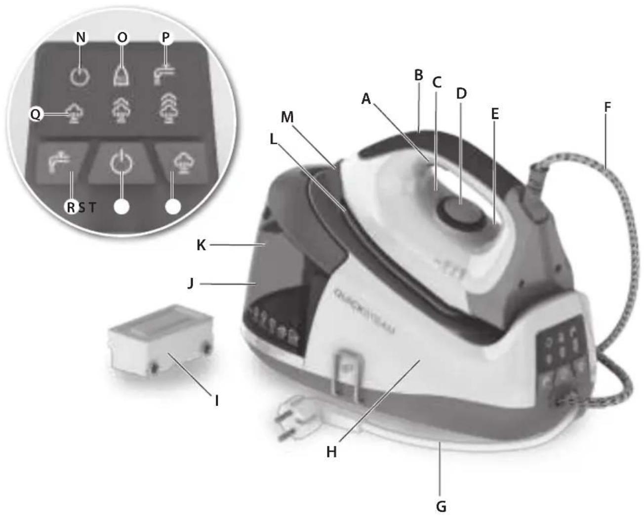 AEG QuickSteam DBS3350 - Lorsque vous avez terminé d'utiliser l'appareil, tournez le sélecteur de température sur la - 3